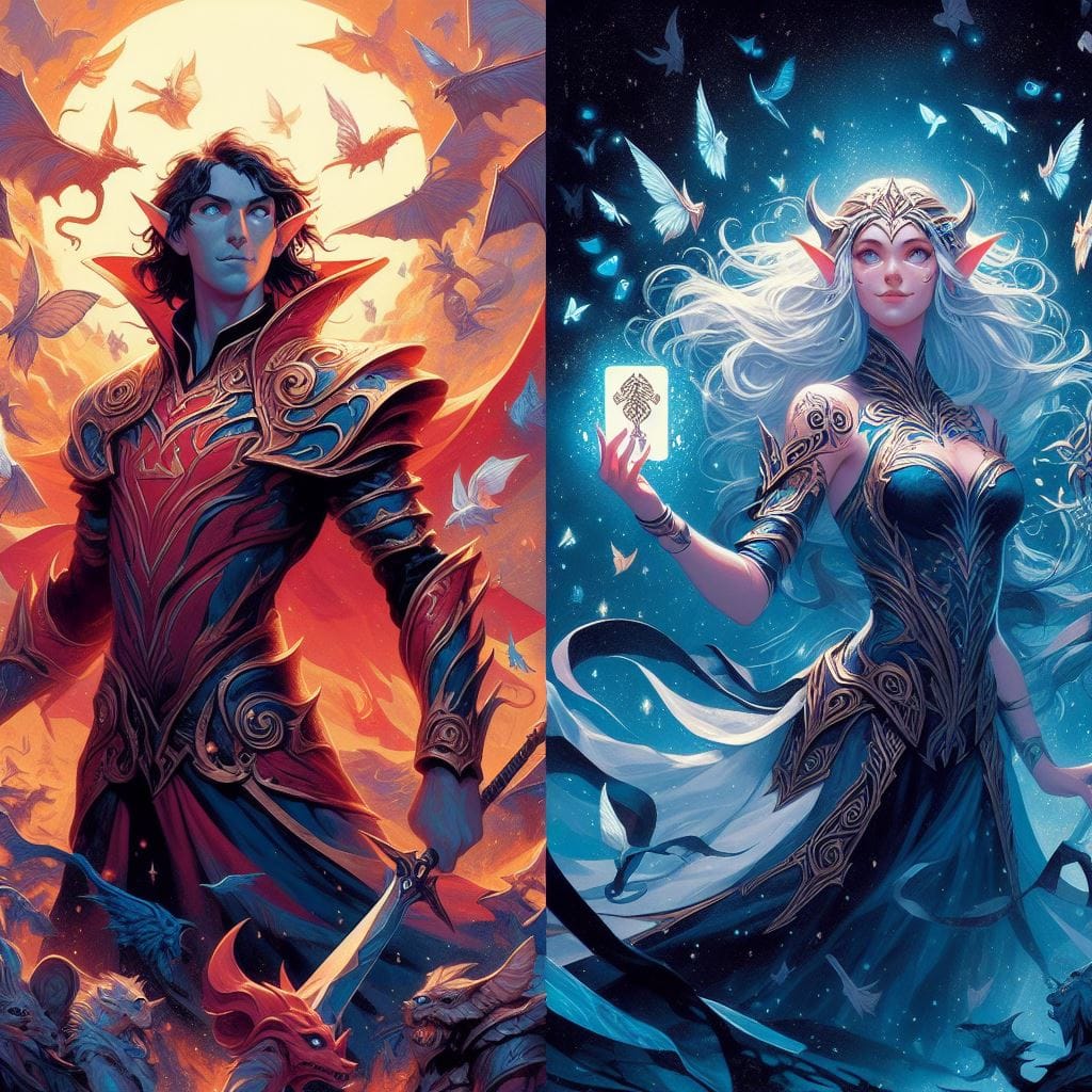 Magic: The Gathering vs Lorcana wizards